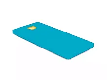 MET STANDART Матрас для Largo односекционный в чехле из ткани Комфорт голубой, ППУ-20, 1920х1200х100 мм