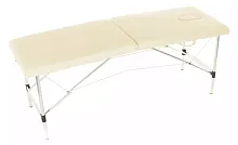 Med-Mos JFAL01-F Складной массажный стол на алюминиевом каркасе, бежевый