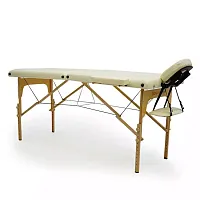MET Comfort W2 Массажный стол, деревянный, кремовый