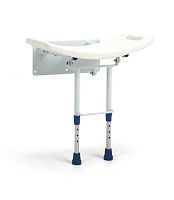 Скамейка для ванной комнаты прикрепляющаяся к стене Vermeiren Grace