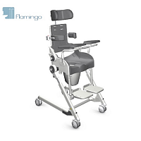 Мобильный стул для туалета и ванны Flamingo (Фламинго)