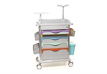 МЕТ ТP-540 Стол реаниматолога с цветовой кодировкой
