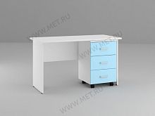 СК01-01 МДФ Стол врача письменный с подкатной тумбой три ящика