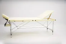MET Comfort A3 Стол массажный, алюминиевый 3-х секционный, кремовый