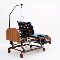 МЕТ REALTA Кровать-кресло с "ушками" - для сна в положении сидя, с регулировкой высоты, с переворотом и туалетом