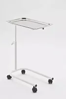 Столик инструментальный (Гусь), каркас полимер, полка-нержавейка