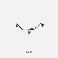 Поручень универсальный с 3-мя креплениями к стене С3-32