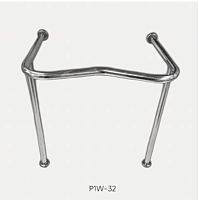 Поручень вокруг раковины напольный с изгибом Р1W-32