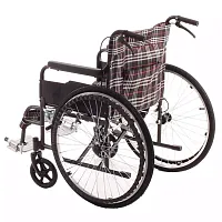 Кресло-коляска с тормозами для сопровождающих