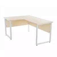 MET LD-200 Стол врача угловой, бежевый (160х120х75 см) правый/левый