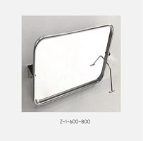 Зеркало для инвалидов поворотное травмобезопасное (проклеено укрепляющей пленкой) Z-1-600-800