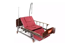 MET EVA Кровать функциональная медицинская электрическая с полным переворотом, с туалетом, с "ушками"