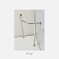 Поручень для угловой раковины на 2-х стойках Р17-32